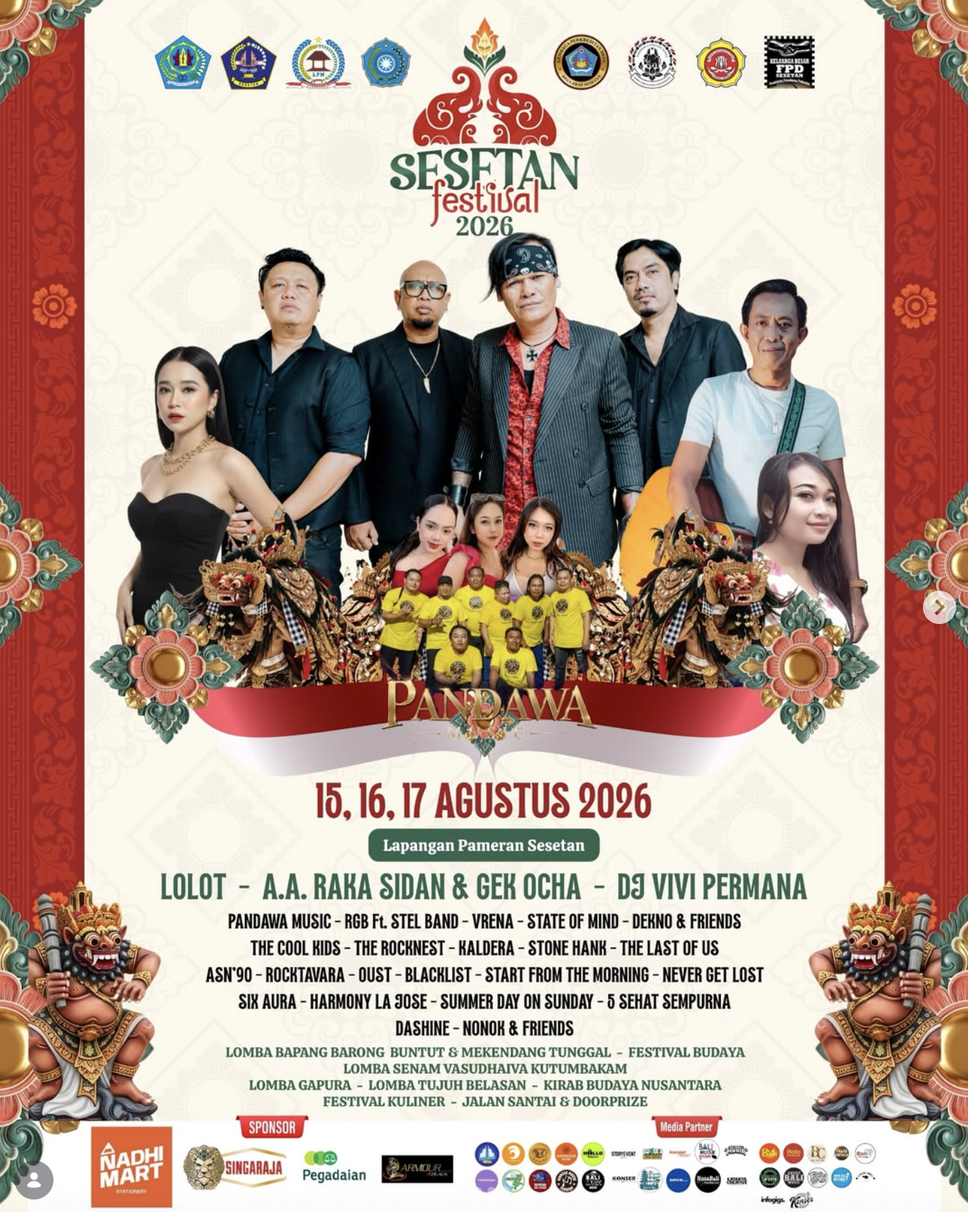 SESETAN FESTIVAL 2026